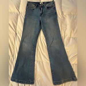Kensie Blue Flare & Wide Leg Jeans